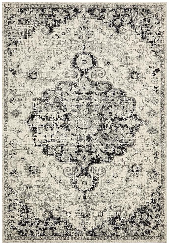 Museum-Museum Transitional Charcoal Rug