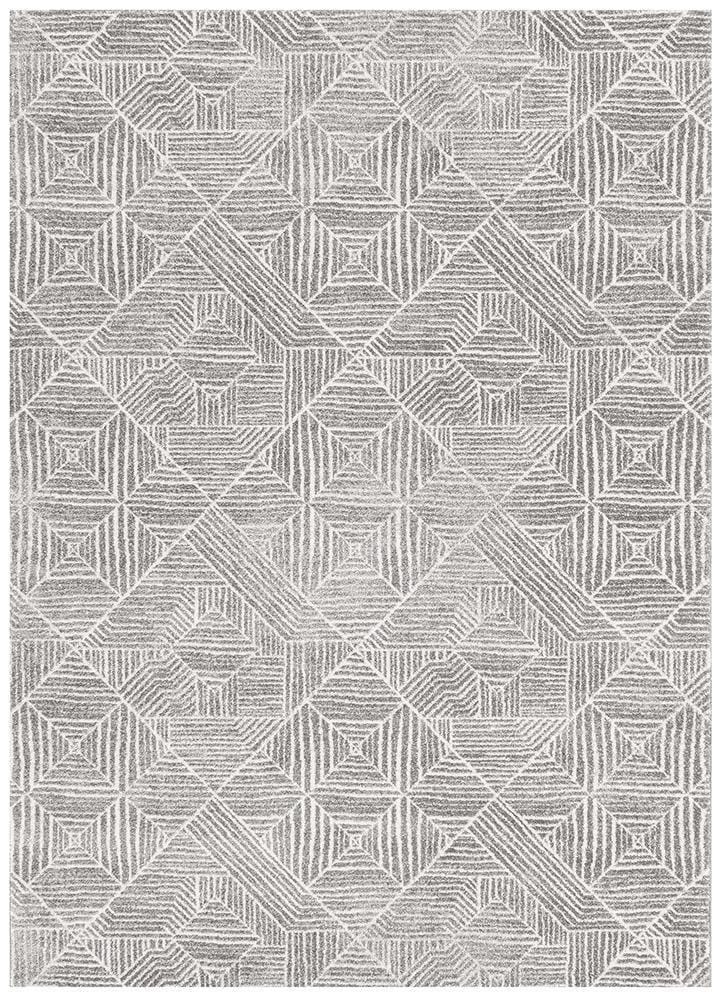 Oasis-Oasis Kenza Contemporary Silver Rug