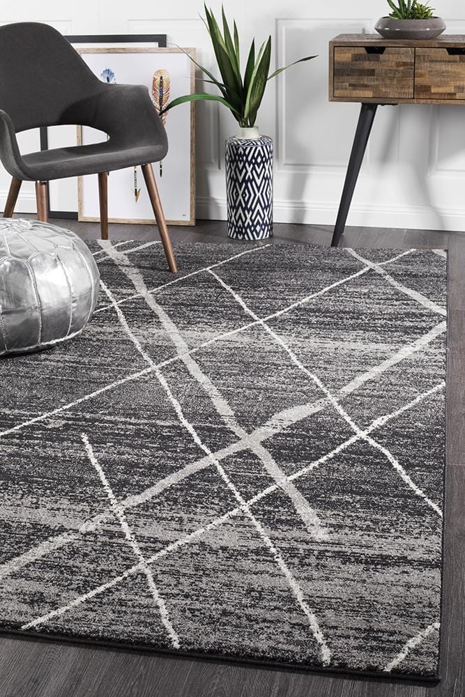 Oasis-Oasis Noah Charcoal Contemporary Rug