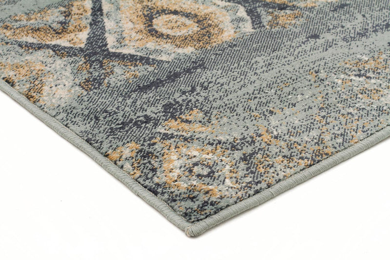 Oxford-Mayfair Contrast Blue Rug-RUG HOME