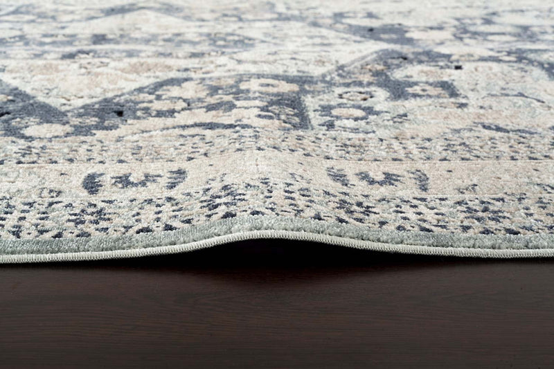 Providence-Esquire Brushed Traditional Blue Rug-RUG HOME