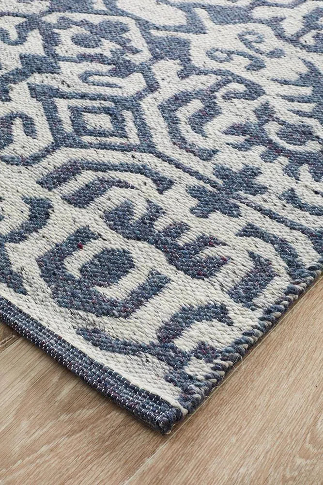 Relic-Relic Kian Silver Navy Rug