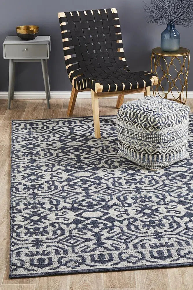 Relic-Relic Kian Silver Navy Rug