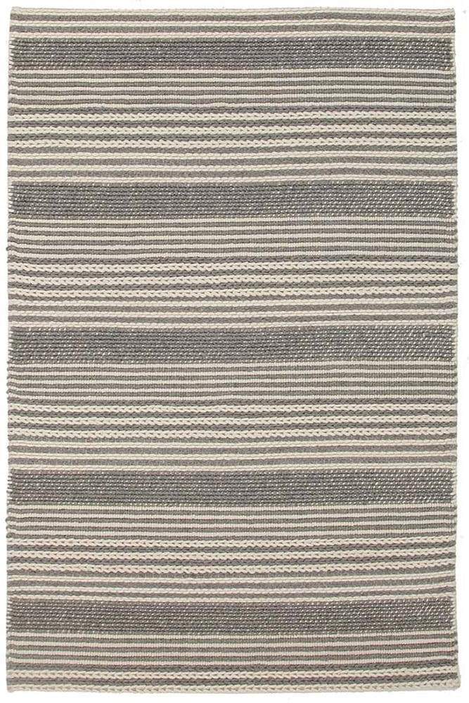 Skandi-Hellena Braied Silver Felted Wool Rug