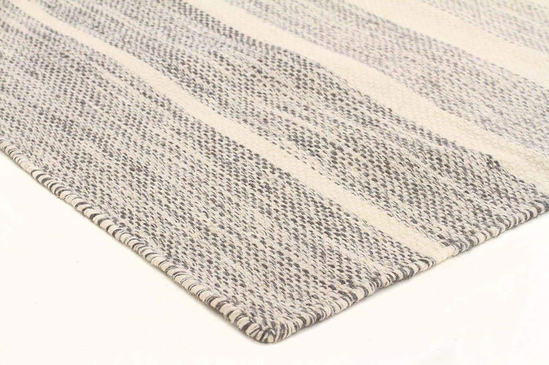 Skandi-Helsinki Grey Flatweave Rug