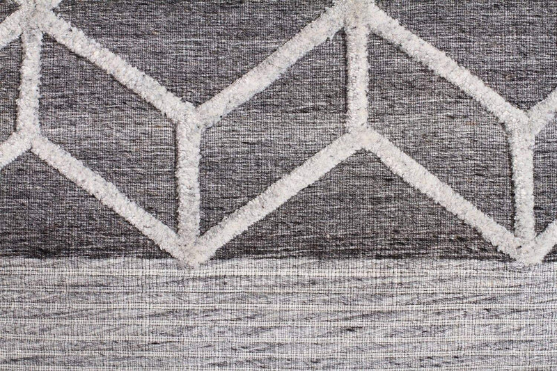 Visions-Winter Grey Pulse Modern Rug